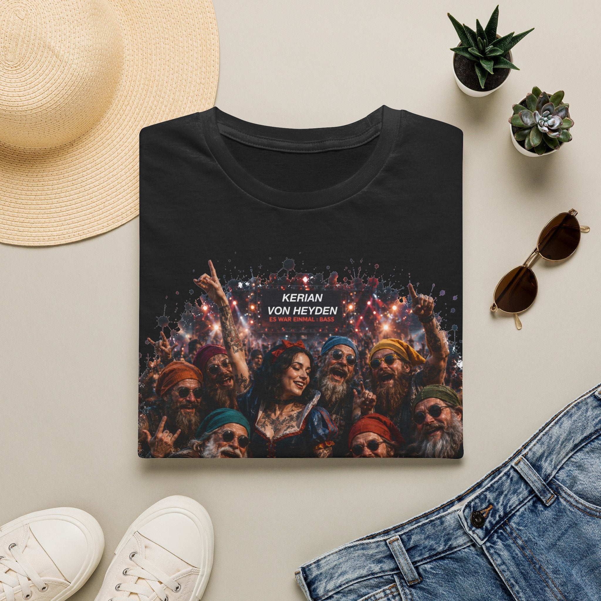 Märchenland Kollektion 2/11 - Schneewittchen und die 7 Zwerge T-Shirt | Live Music Band Tee