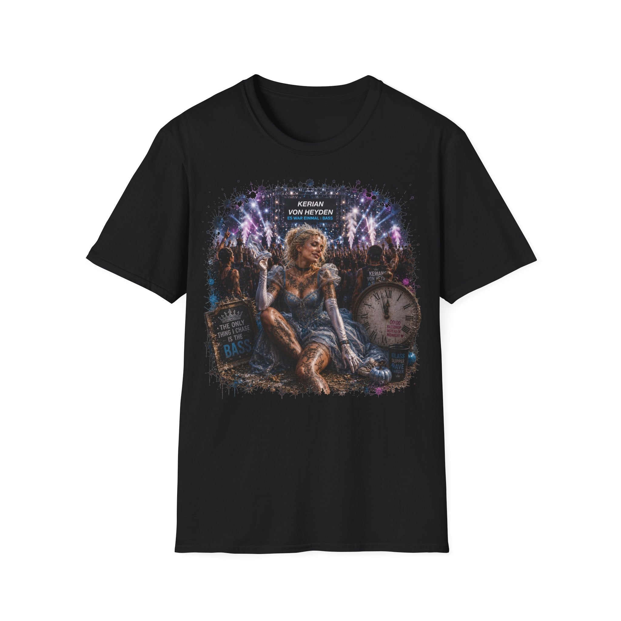 Märchenland Kollektion 4/11 - Aschenputtel Cinderella T-Shirt | Live Music Band Tee