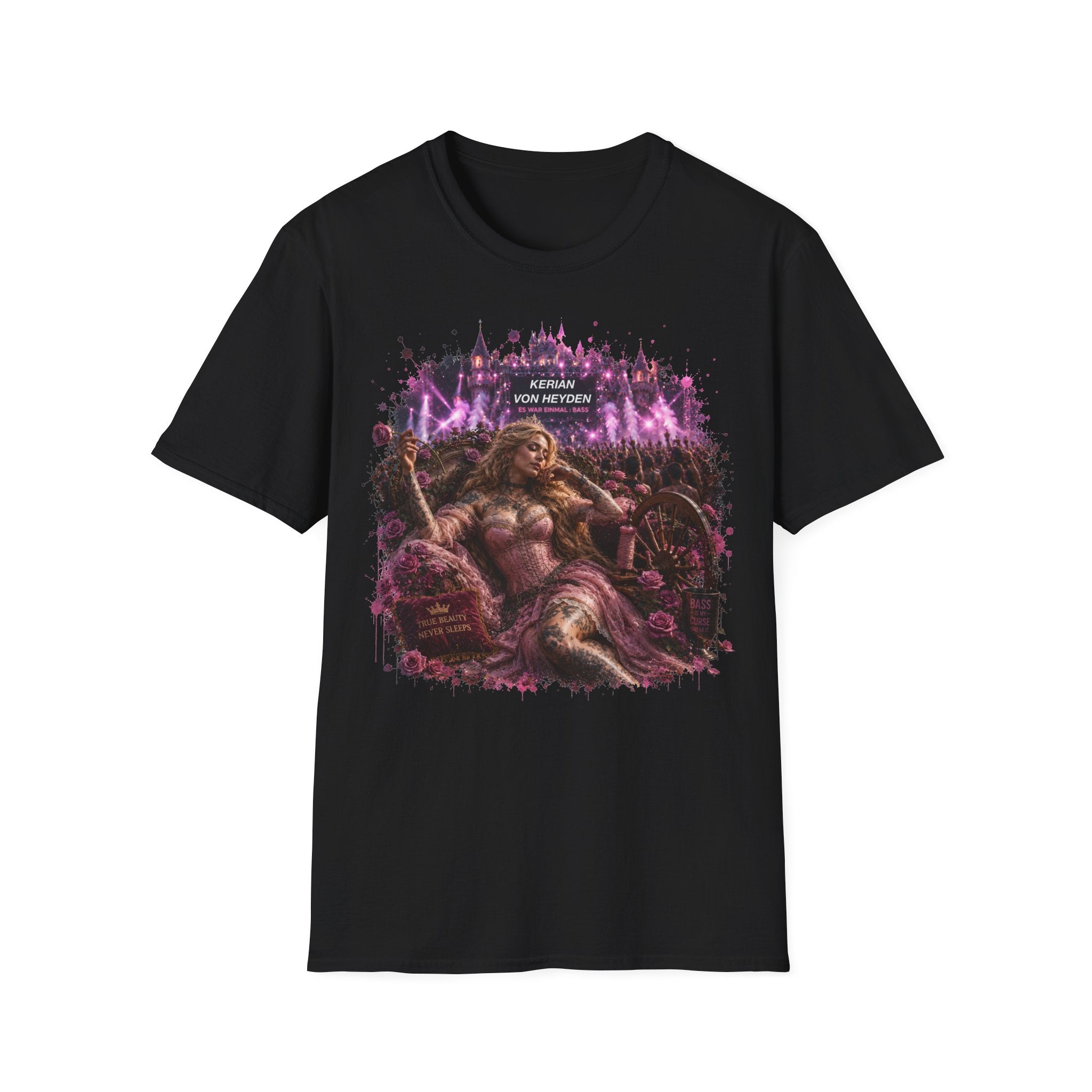 Märchenland Kollektion 7/11 - Dornröschen T-Shirt | Live Music Band Tee