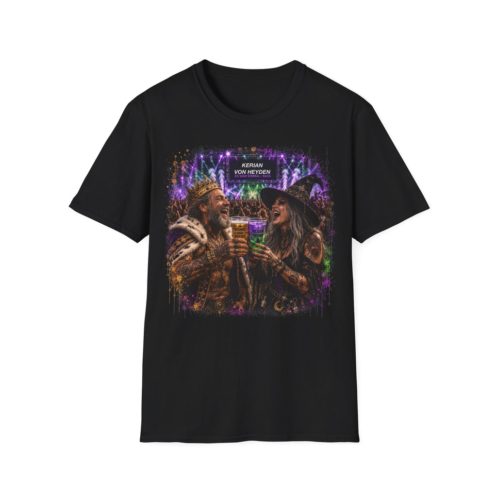 Märchenland Kollektion 8/11 - König und Hexe T-Shirt | Festival Crown Witch Hat Nightlife